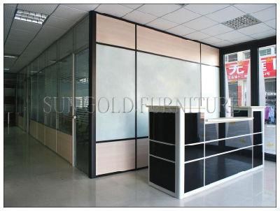 Modern Glass Wood Materials Used Building Partition Wall (SZ-WS645)