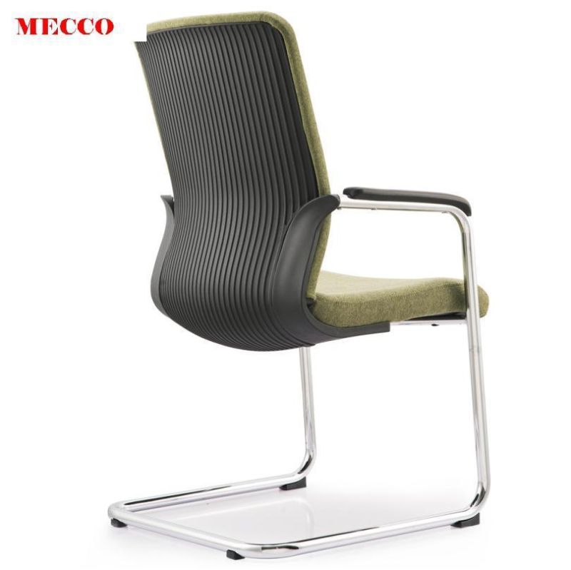 China Office Furniture Conference Stackable Foldable Black Mesh Fabric Reception Staff Computer Visitor Meeting Training Ergonomic Office Chair Manufacturer