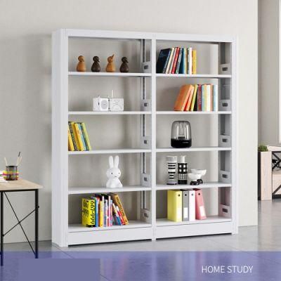 Steel Bookcases Modern Metal Storage Cabinet Bookshelf Custom Home Office Library Shelving