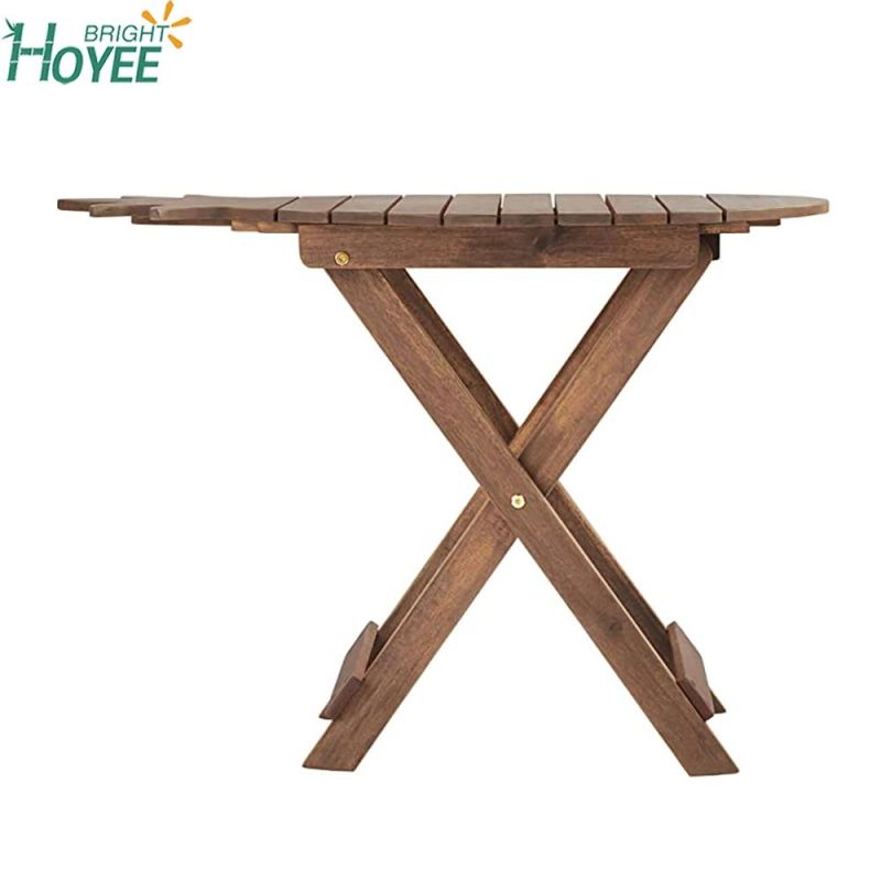 Solid Acacia Wood Outdoor Side Table Coffee Table