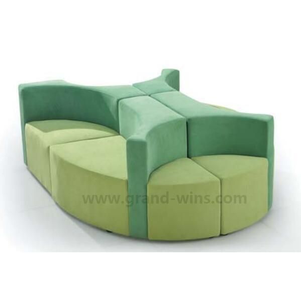 Modern Public Furniture Factory Direct Selling Hotel Library Shaped Sofa