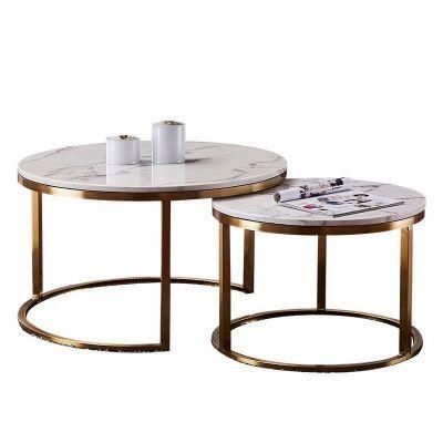 2020 Newest Luxury Design Oval Tea Table Modern Design Round Coffee Table for Living Room