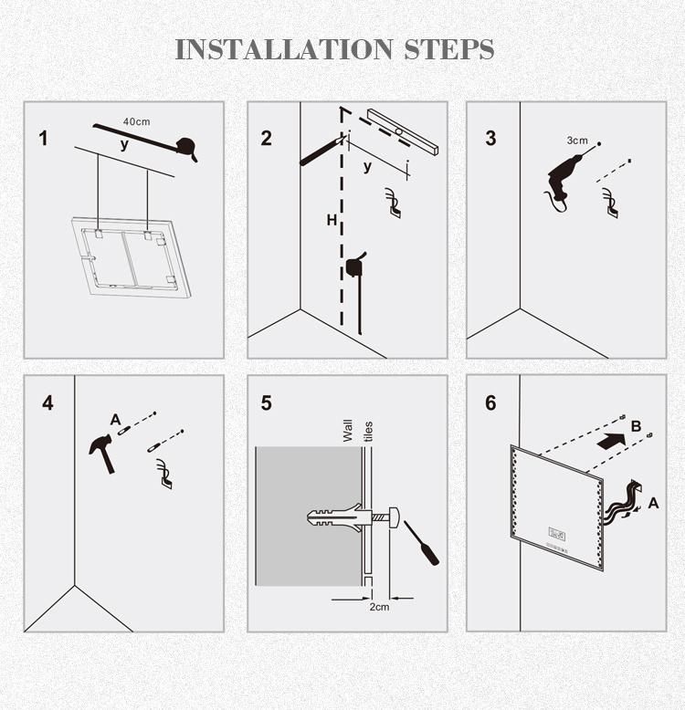 High Definition Household Mirror Product Furniture Mirror Anti-Fog Mirror for Bathroom