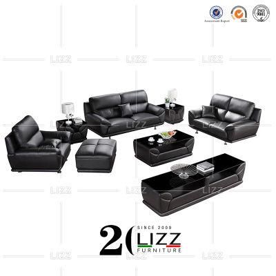 Living Room Furniture Sectional Leather Sofa Set for Home