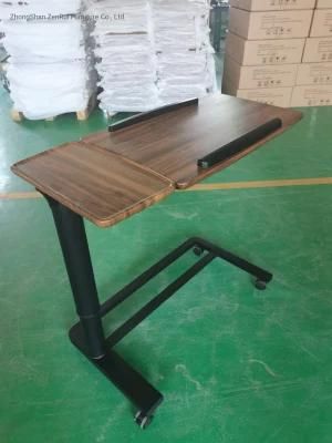 Mobile Laptop Stand Cart Rolling Table Height Adjustable Computer Home School Office Desk