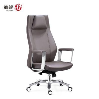 Modern Color with up Down Headrest Leather Boss Office Chair