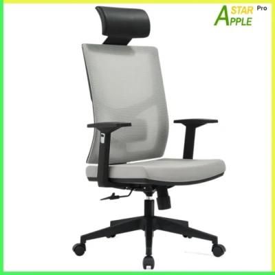 Super Comfortable Seat as-C2075 Mesh Office Chair with Leather Headrest