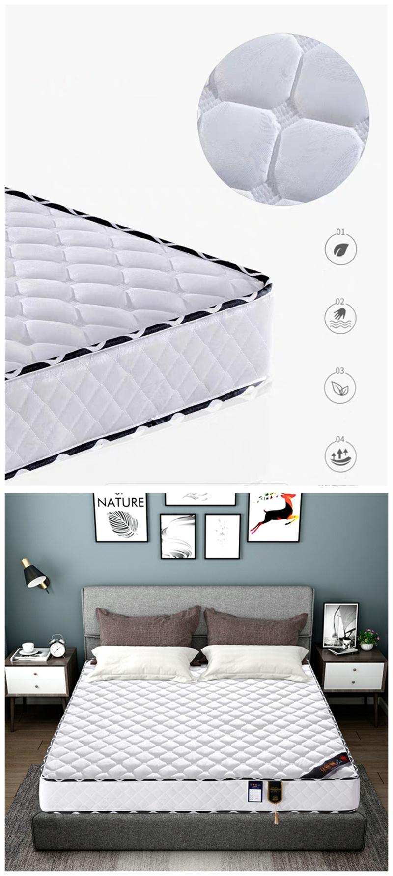 Modern School Bedroom Furniture Set Mattresses Pocket Spring Memory Foam Hotel Bed Mattress