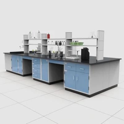 Bio Steel Lab Furniture with Absorbent Paper, School Steel Lab Bench with Linners/
