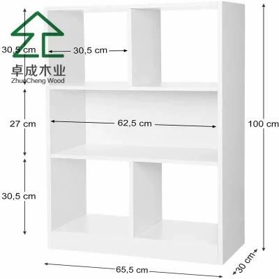 Three Tier Cheap Showcase England Style Bookcase