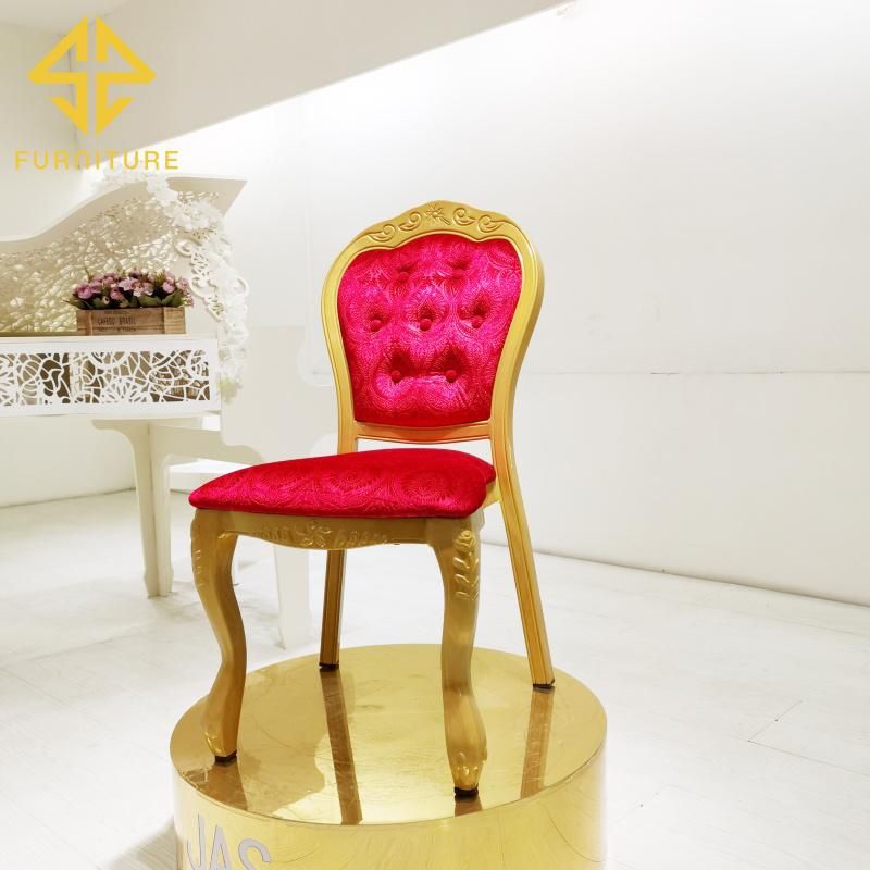 Royal Wood Frame Banquet Chair Wedding Chair for Sell