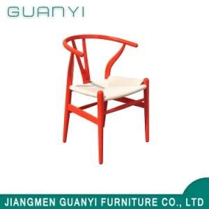 2019 Modern Colorful Paper Rope Wooden Furniture Dining Chair