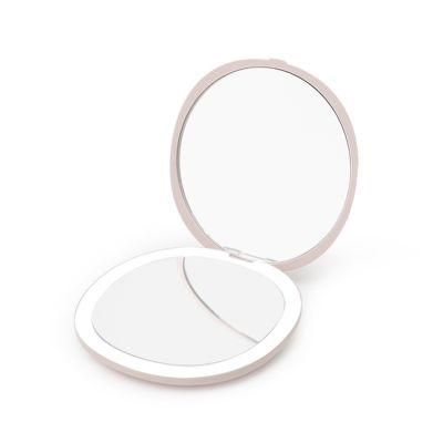 Hot Selling Rechargeable Portable LED Pocket Mirror Cosmetic Mirrors