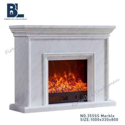 Modern Design LED Lights Insert Stove Wood Mantel Corner Electric Fireplace Heater Living Room Furniture for Decoration