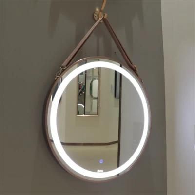 LED Light Round Bathroom Mirrors Circle Decorative Wall Hanging