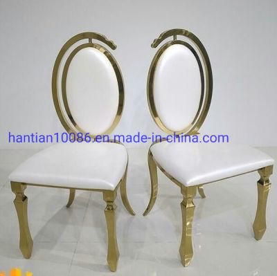 Modern Customization Available Wedding Event Furniture Stainless Steel Dining Chair