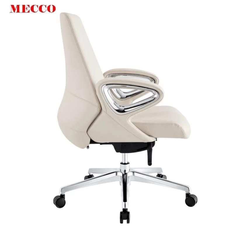 MID Back Luxury Visitor Chair High End Leather Office Chair