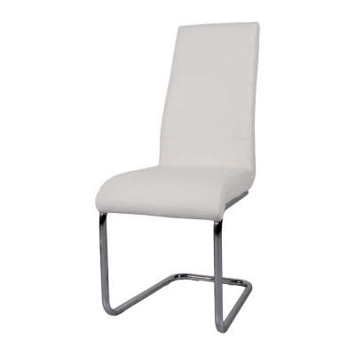 Outdoor Modern Wholesale China Restaurant Home Dinner Furniture Metal PU Leather Dining Chair for Garden
