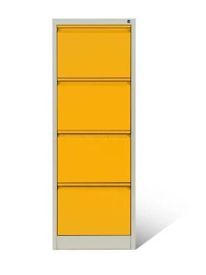 Metal 4 Drawers Vertical Cabinet Home Office Filing Cabinet Fichero Steel Hanging File Cabinets