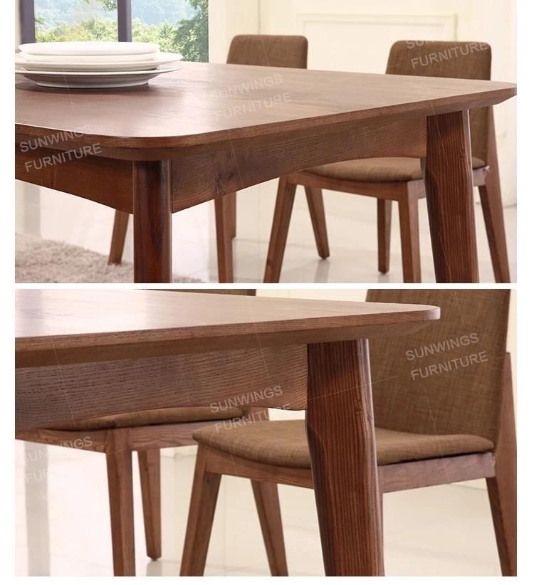 Promotion Hot Sale Model First Grade American Ash Dining Table