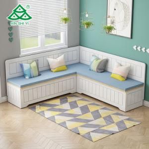 Storage Booth Wood Frame Sofa &#160; Multifunction Sofa Set Living Room Sofa