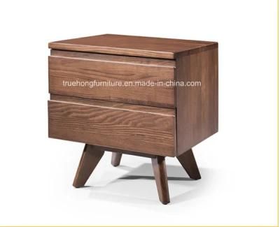 Manufacturer Customized Bedroom Wood Bedside Table Nightstand