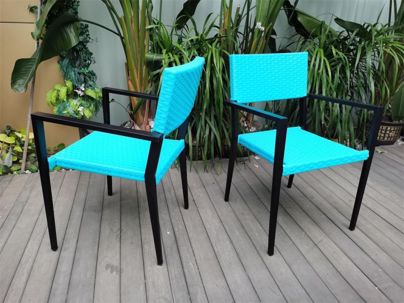Modern Style Rattan Outdoor Garden Patio Outdoor Rattan Aluminum Furniture Chair
