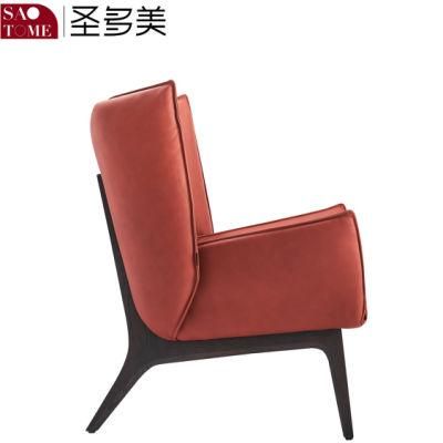 Lazy Sofa Living Room Bedroom Balcony Single Person Small Apartment Sofa Leather Leisure Chair