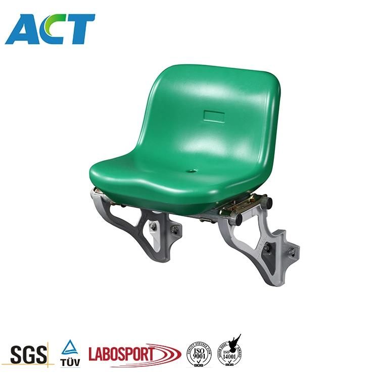 Wall Mounted HDPE Plastic Stadium Chair Seats with Medium Back