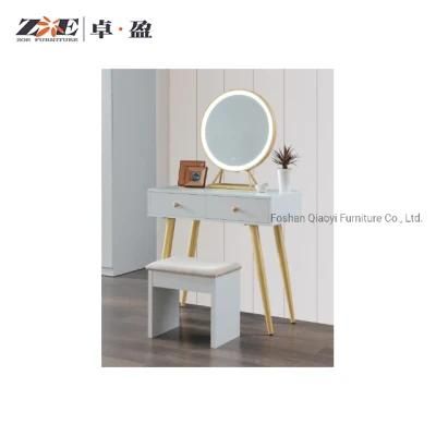 Modern Simple Furniture Wooden Bedroom Dresser with Mirror
