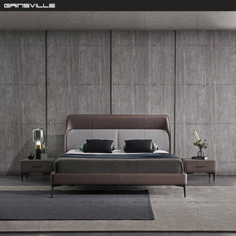 European Bedroom Furniture Bedroom Bed Wall Bed for Villa Gc1833