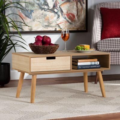 Coffee Table, Natural Brown
