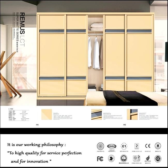 Australia Modern Two White Sliding Wardrobe Door