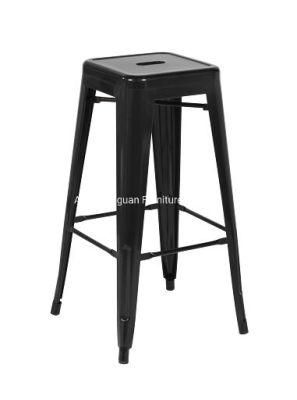 26 Inch Modern Metal Restaurant Cafe Home Dining Chair Bar Stool (ZG21-029)
