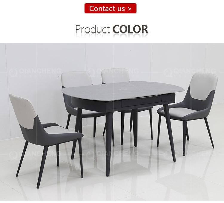 Dining Tables and Chairs Set for Dining Room Modern Stone Extending Square Dining Table Set 6 Chairs