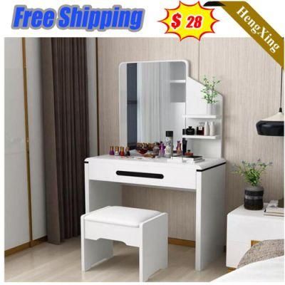 Modern Home Living Room Hotel White Furniture Dressing Table Home Nordic Minimalist Makeup Mirror Bedroom Furniture