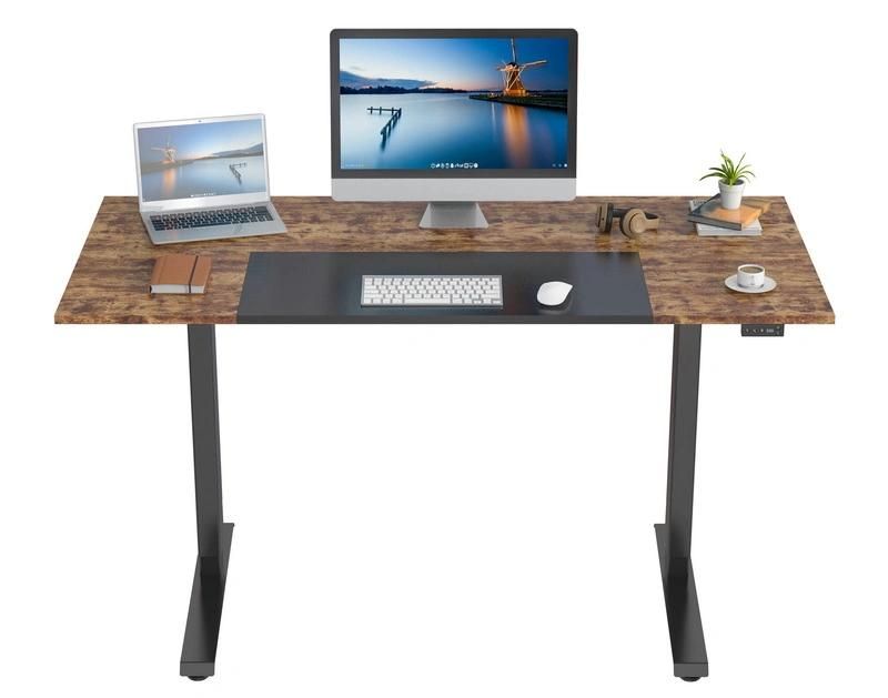 High-End Ergonomic Officee Home Furniture Electric Sit Standing Height Adjustable Standing up Table