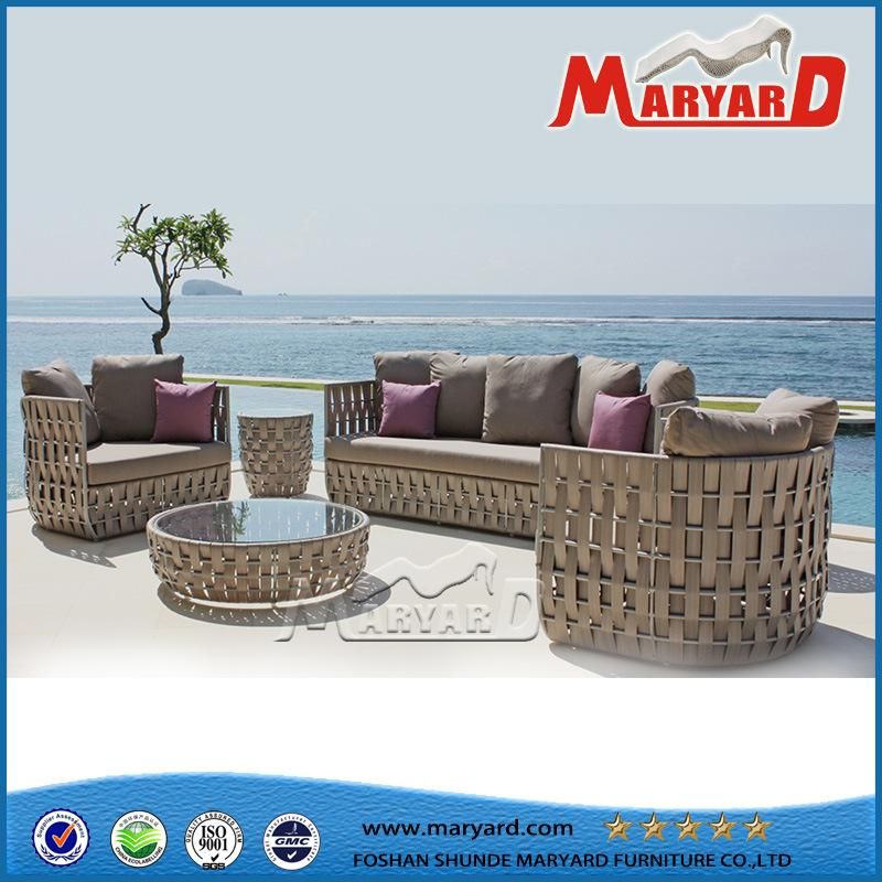 Outdoor Wicker Dining Table and Chair Garden Rattan Sofa Chair Modern Hotel / Home Terrace Furniture