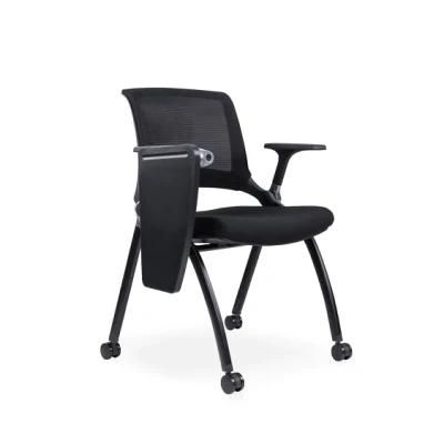 Modern Mesh Training Office Chair with Writing Pad for Meeting Room and School