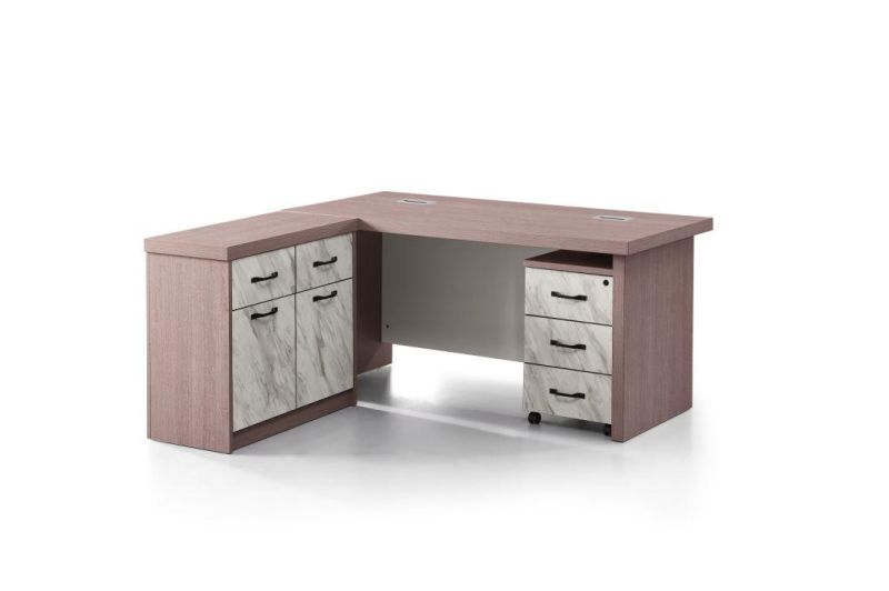 Patent Design 2021 New Style MDF 3 Drawers Computer Desk Modern Executive Office Desk