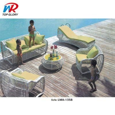 Simple Creative Design Patio Garden Sofa Modern Leisure Hotel Lounge Resort Villa Rope Sofa Rattan Outdoor Furniture Sofa Set