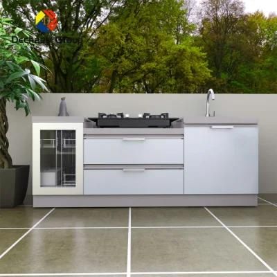 Small Size White Good Quality Durable Stainless Steel Kitchen Cabinet