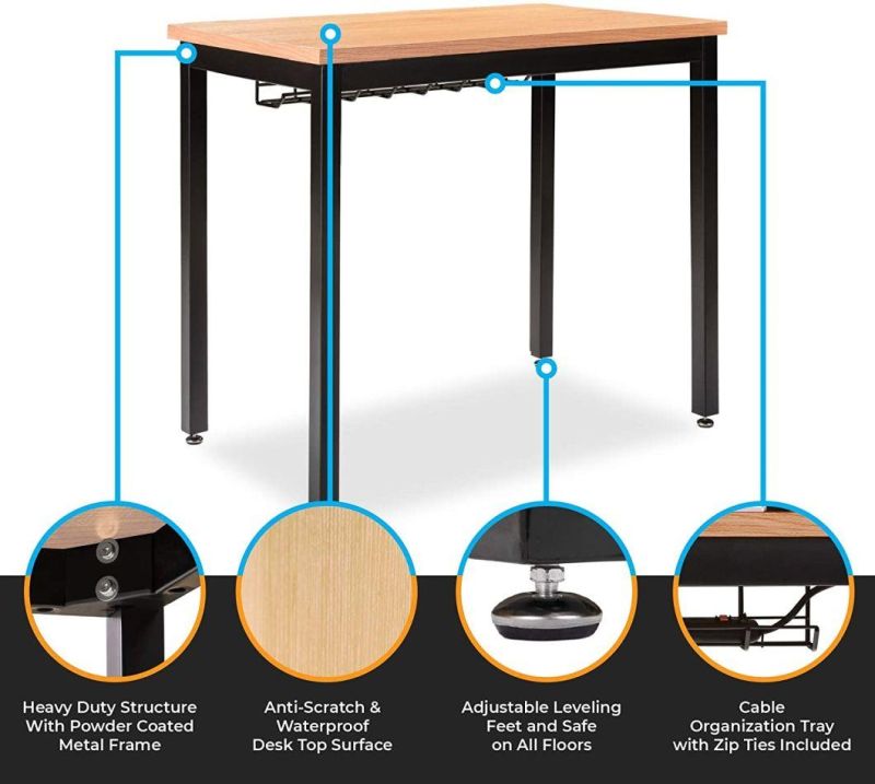 Small Cheaper Computer Desk for Home Office Study Writing Table