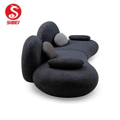 Modern Style Hotel Furniture Fabric Solid Wood Sofas for Hotel Lobby Living Room