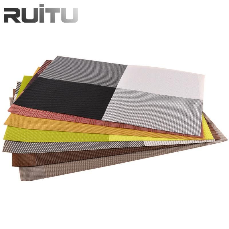 Restaurant Wedding Sublimation Heat Protection Anti Slip Cheap Table Place Mat Modern Design Cotton Luxurious Tea Fruit Coffee Table Mats Sets for Dining Room