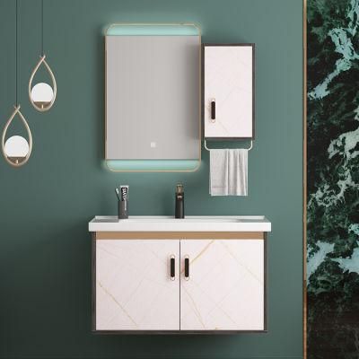 80cm Modern Plywood Solid Wood Melamine Board Bathroom Vanity Combo