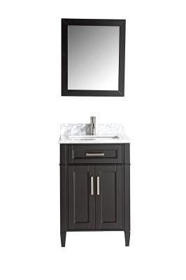 Solid Wood Modern Simple Wall Mountained Combination Bathroom Cabinet