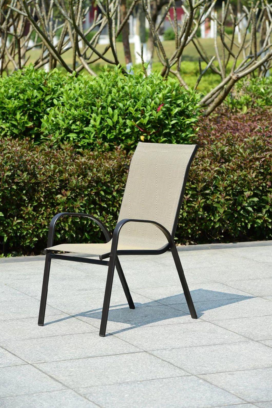 Modern Iron Frame Outdoor Garden Coffee Shop Hotel Restaurant Dining Chair
