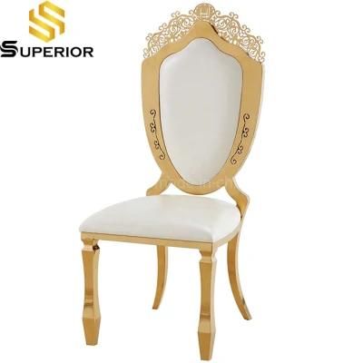 Rent Wedding Luxury Royal Design Banquet Event Chairs Stainless Steel