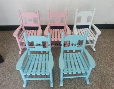 Wooden Child Rocking Chair Rocking Chair Wooden Small Furniture Leisure Furniture (M-X3577)